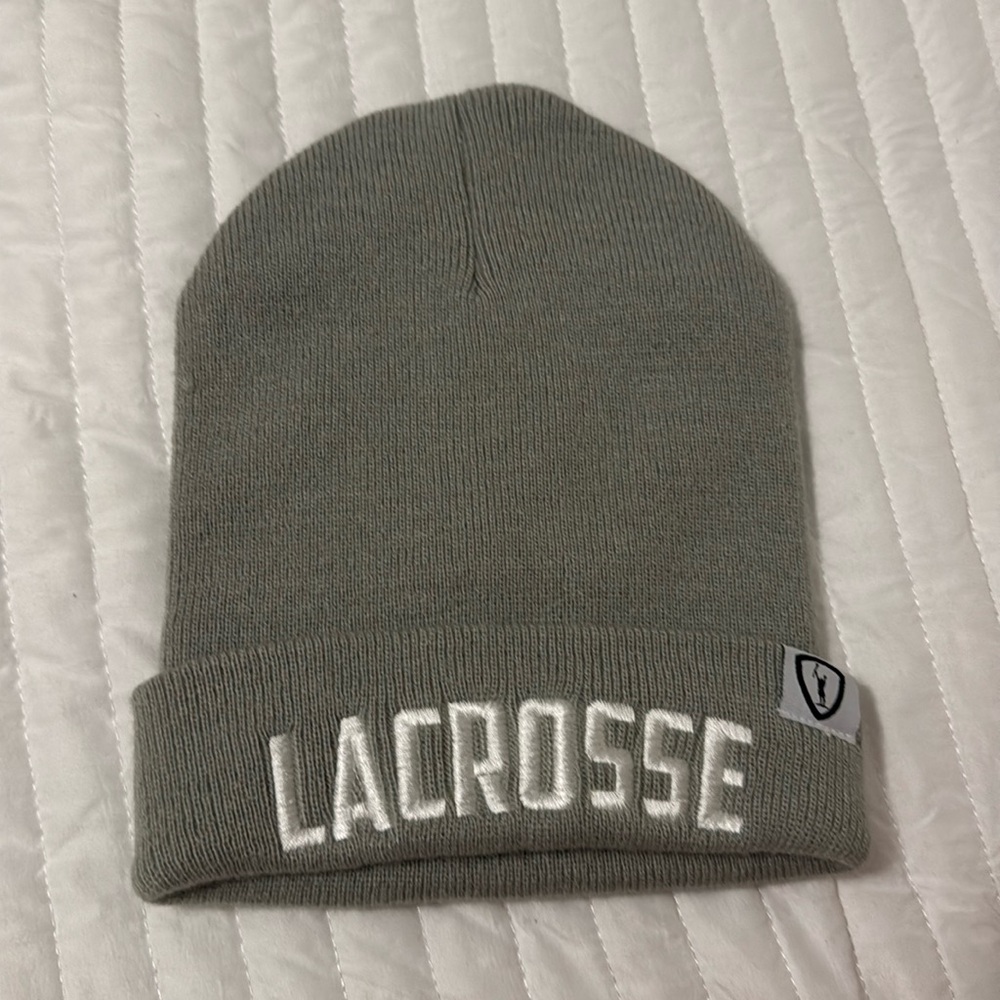 Adrenaline Gray lacrosse beanie
